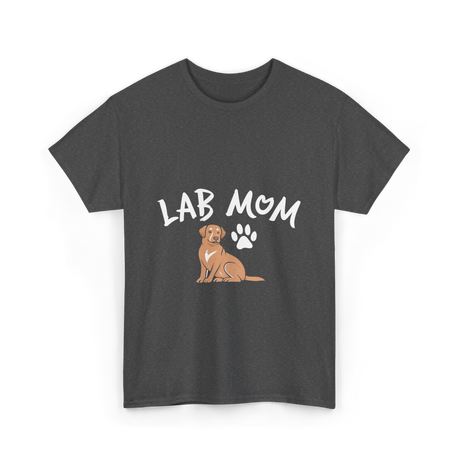 Lab Mom Dog Lover T-Shirt - Dark Heather