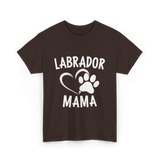 Labrador Mama Dog Lover T-Shirt - Dark Chocolate