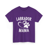 Labrador Mama Dog Lover T-Shirt - Purple