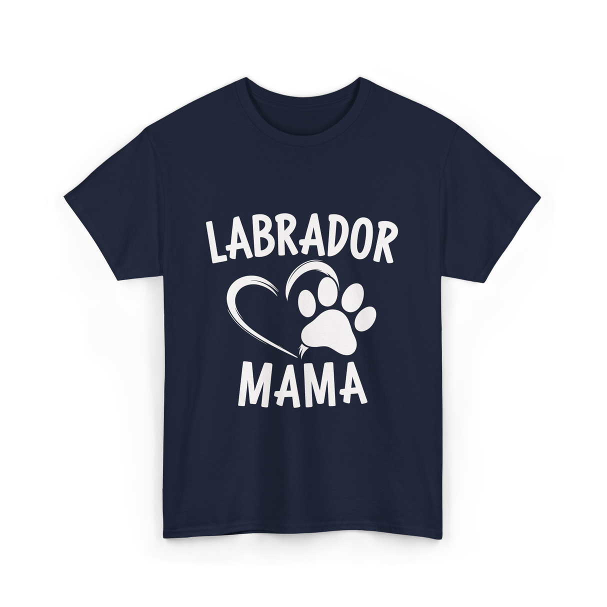 Labrador Mama Dog Lover T-Shirt - Navy