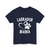 Labrador Mama Dog Lover T-Shirt - Navy