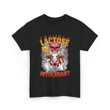 Lactose Intolerant Meme T-Shirt - Black