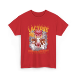 Lactose Intolerant Meme T-Shirt - Red