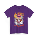 Lactose Intolerant Meme T-Shirt - Purple