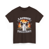 Lactose Tolerant Milk Cows T-Shirt - Dark Chocolate