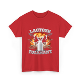 Lactose Tolerant Milk Cows T-Shirt - Red