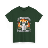 Lactose Tolerant Milk Cows T-Shirt - Forest Green