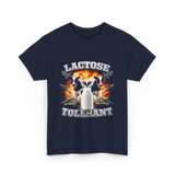 Lactose Tolerant Milk Cows T-Shirt - Navy