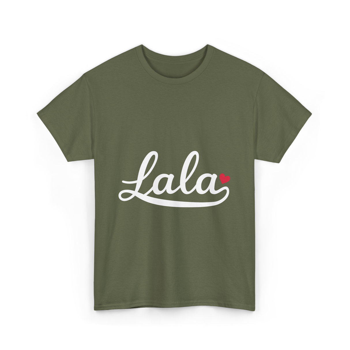 Lala Love Affection T-Shirt - Military Green