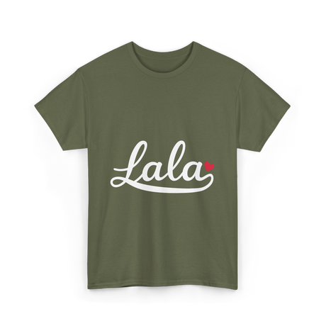 Lala Love Affection T-Shirt - Military Green