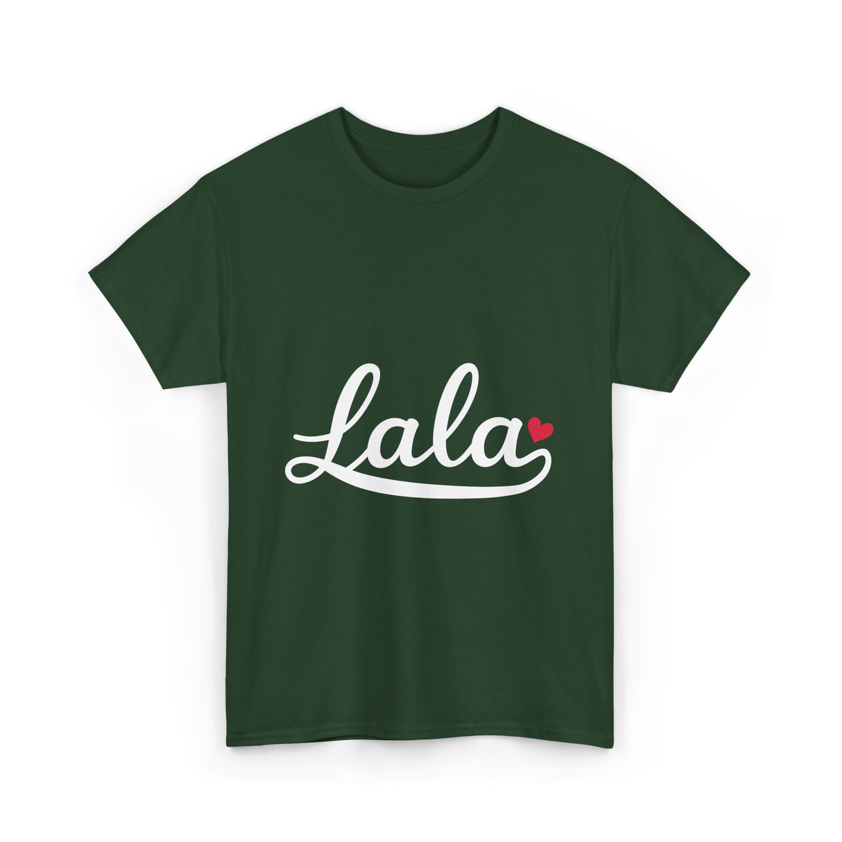 Lala Love Affection T-Shirt - Forest Green