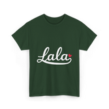 Lala Love Affection T-Shirt - Forest Green