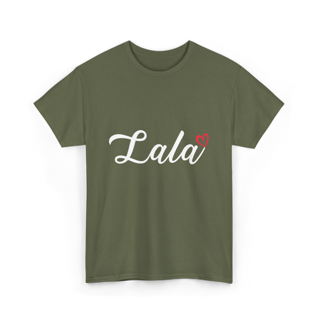 Lala Love Grandma Women T-Shirt - Military Green