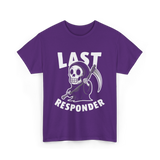 Last Responder Grim Reaper T-Shirt - Purple