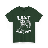 Last Responder Grim Reaper T-Shirt - Forest Green