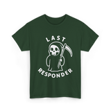 Last Responder Grim Reaper T-Shirt - Forest Green