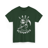 Last Responder Grim Reaper T-Shirt - Forest Green