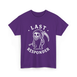 Last Responder Grim Reaper T-Shirt - Purple