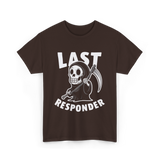 Last Responder Grim Reaper T-Shirt - Dark Chocolate