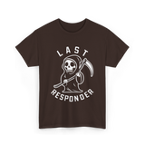 Last Responder Grim Reaper T-Shirt - Dark Chocolate