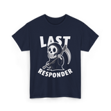 Last Responder Grim Reaper T-Shirt - Navy