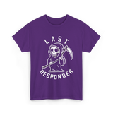 Last Responder Grim Reaper T-Shirt - Purple