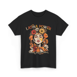 Latina Power Hispanic Heritage Month T-Shirt - Black