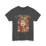 Latina Power Hispanic Heritage Month T-Shirt - Dark Heather