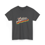 Latina Retro Woman Latina T-Shirt - Dark Heather