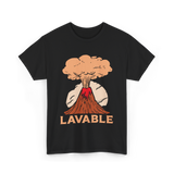 Lavable Volcano Volcanoes Geology T-Shirt - Black