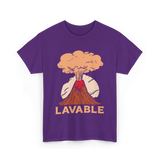 Lavable Volcano Volcanoes Geology T-Shirt - Purple