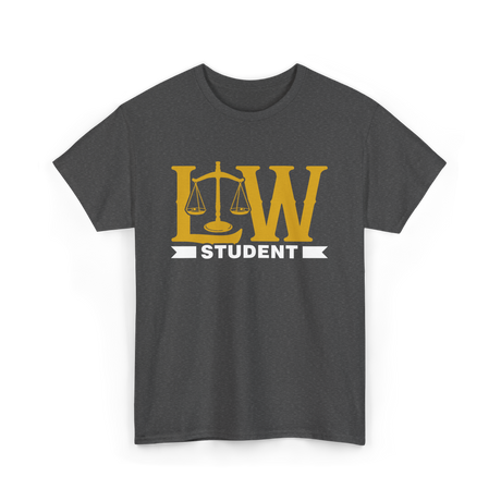 Law Student Law School Attorney T-Shirt - Dark Heather