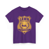 Lawn Enforcement Officer Lawn Care T-Shirt - Purple