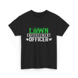 Lawn Enforcement Officer Lawn Care T-Shirt - Black