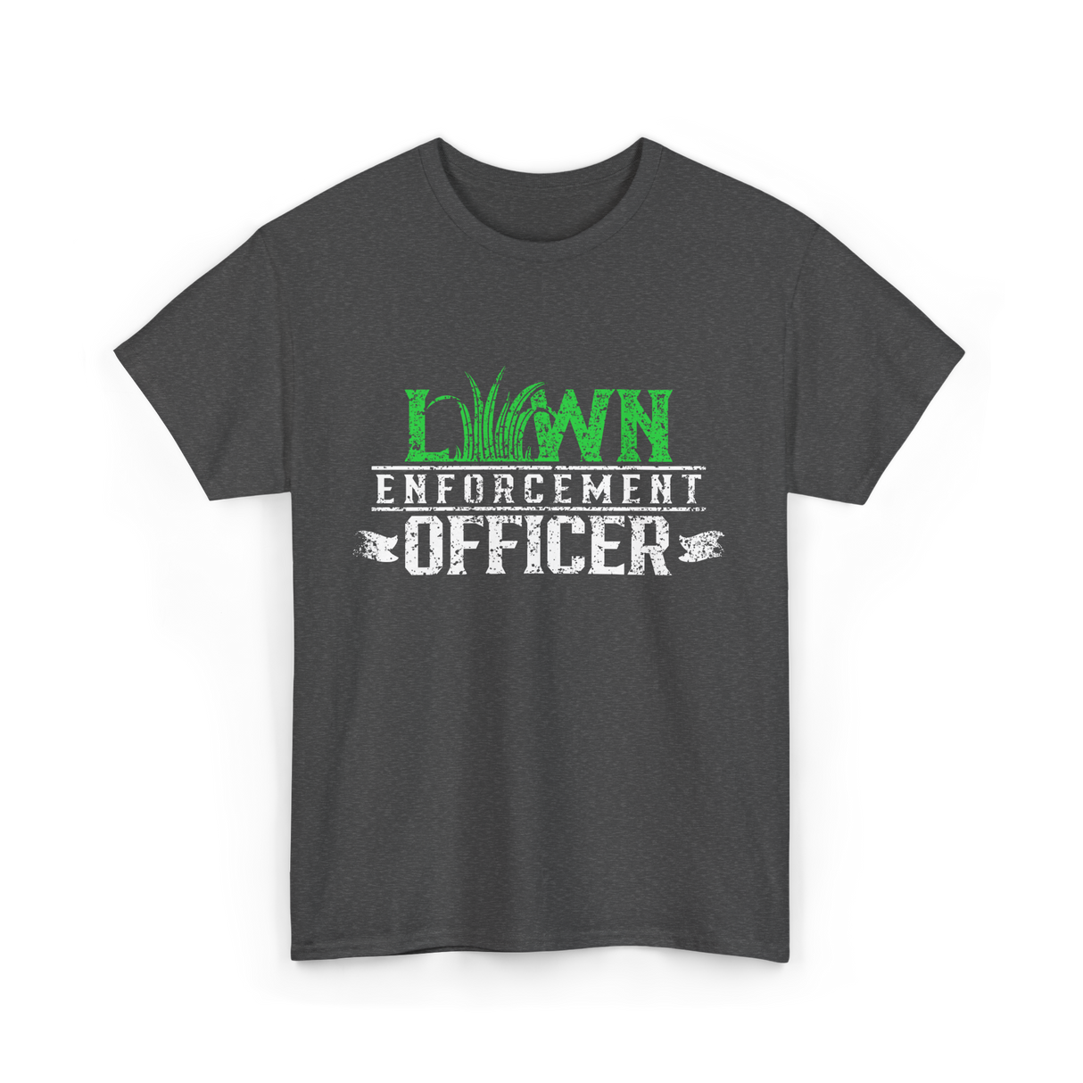 Lawn Enforcement Officer Lawn Care T-Shirt - Dark Heather