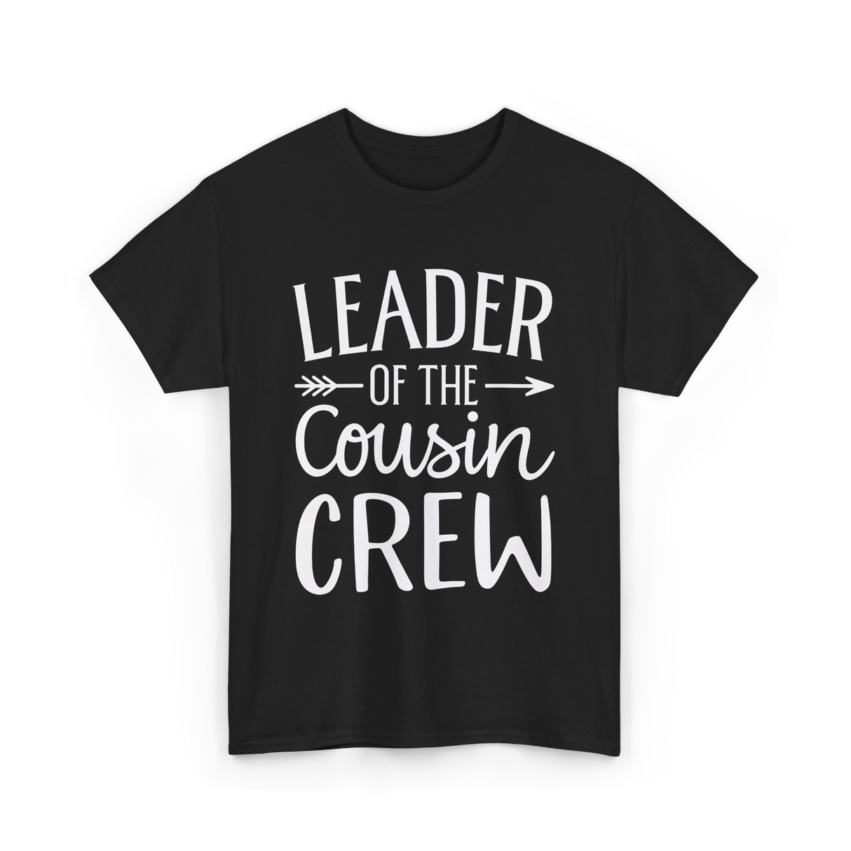 Leader of the Cousin Crew Cousins T-Shirt - Black