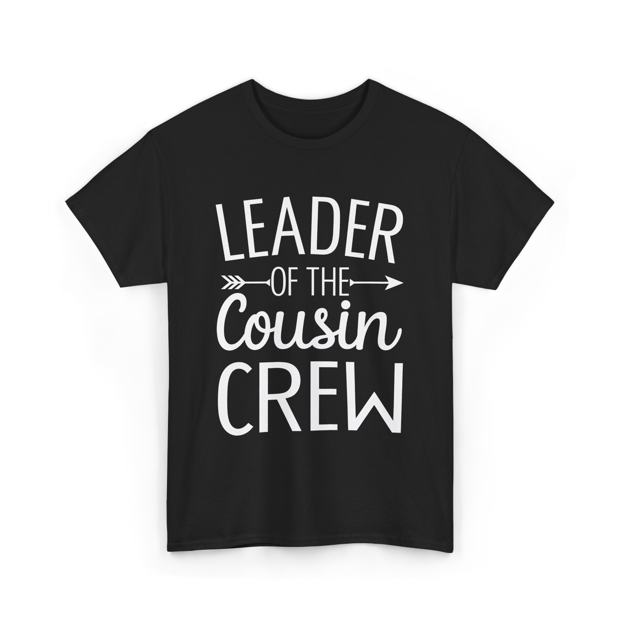 Leader of the Cousin Crew Cousins T-Shirt - Black