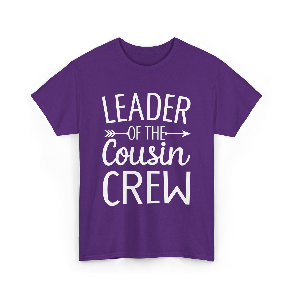 Leader of the Cousin Crew Cousins T-Shirt - Purple