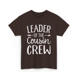 Leader of the Cousin Crew Cousins T-Shirt - Dark Chocolate