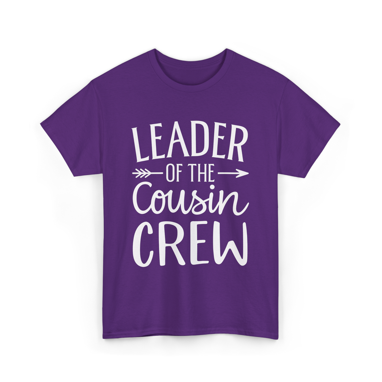 Leader of the Cousin Crew Cousins T-Shirt - Purple