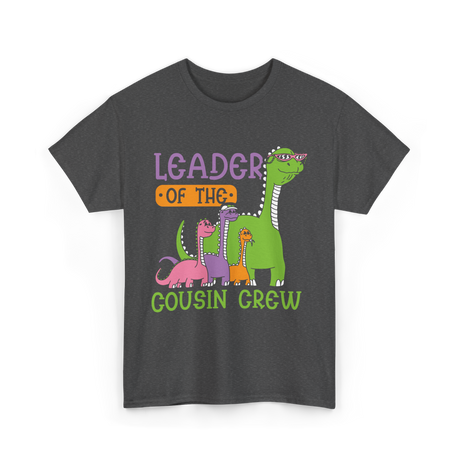 Leader Of The Cousin Crew Kids T-Shirt - Dark Heather