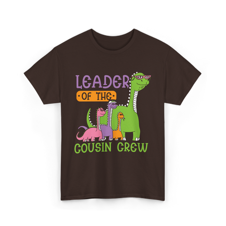 Leader Of The Cousin Crew Kids T-Shirt - Dark Chocolate