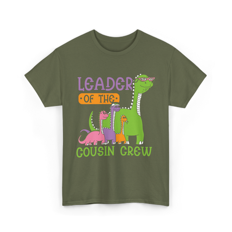 Leader Of The Cousin Crew Kids T-Shirt - Military Green