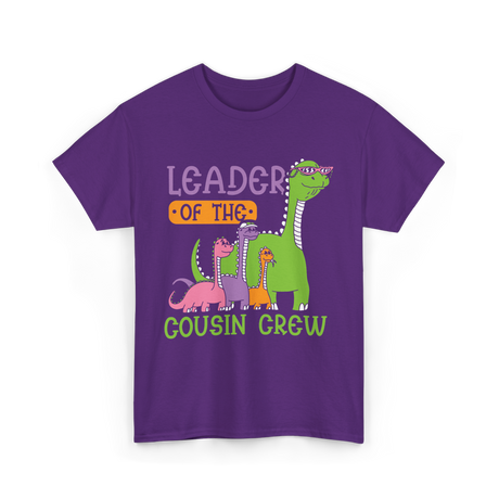 Leader Of The Cousin Crew Kids T-Shirt - Purple