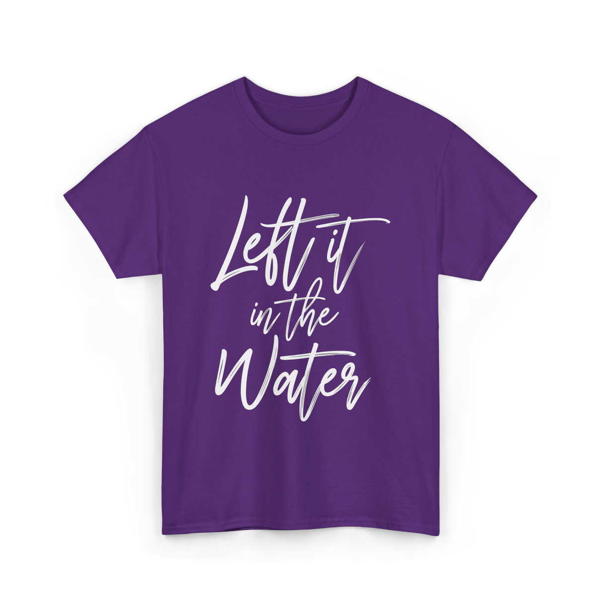 Left It In The Water Baptism T-Shirt - Purple