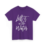 Left It In The Water Baptism T-Shirt - Purple