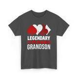 Legendary Card Player Grandson Cards T-Shirt - Dark Heather