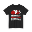 Legendary Card Playing Grandma Cards T-Shirt - Black