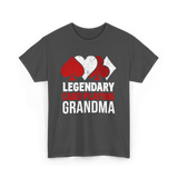 Legendary Card Playing Grandma Cards T-Shirt - Dark Heather