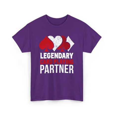 Legendary Card Playing Partner Player T-Shirt - Purple